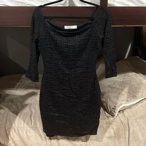 Off The Shoulder Black Lace Dress